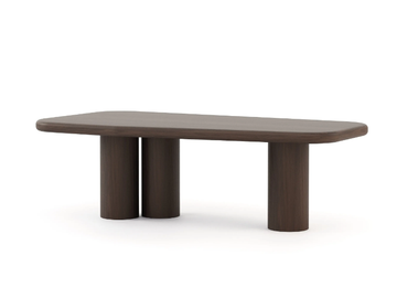 NATUR - Rectangular walnut dining table by Stylish Club - view 2